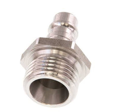 Stainless steel DN 7.2 (Euro) Air Coupling Plug G 1/2 inch Male