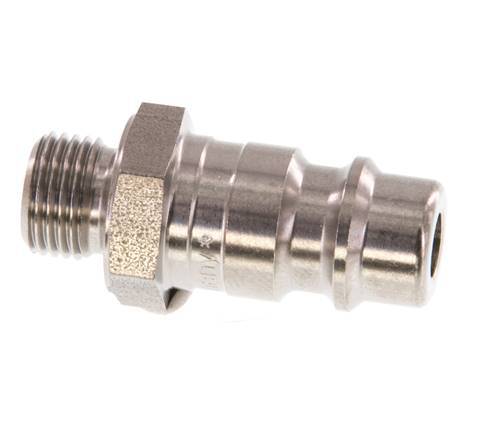 Stainless steel DN 7.2 (Euro) Air Coupling Plug G 1/8 inch Male