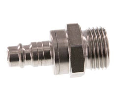 Stainless steel DN 7.2 (Euro) Air Coupling Plug G 1/2 inch Male Double Shut-Off