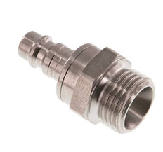 Stainless steel DN 7.2 (Euro) Air Coupling Plug G 1/2 inch Male Double Shut-Off