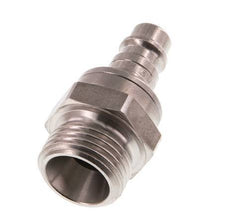 Stainless steel DN 7.2 (Euro) Air Coupling Plug G 1/2 inch Male Double Shut-Off