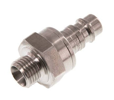Stainless steel DN 7.2 (Euro) Air Coupling Plug G 1/4 inch Male Double Shut-Off