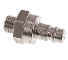 Stainless steel DN 7.2 (Euro) Air Coupling Plug G 1/4 inch Male Double Shut-Off