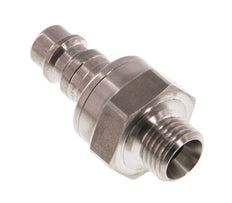 Stainless steel DN 7.2 (Euro) Air Coupling Plug G 1/4 inch Male Double Shut-Off