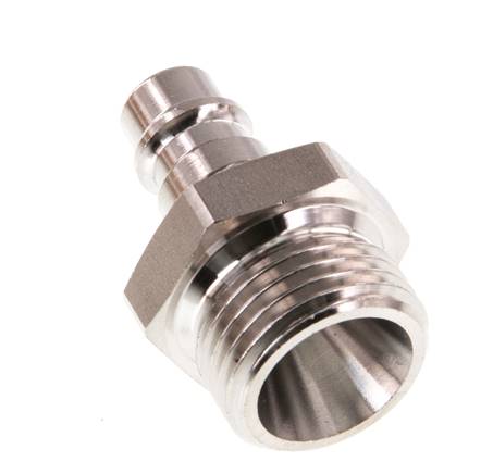 Stainless Steel 316L DN 7.2 (Euro) Air Coupling Plug G 1/2 inch Male