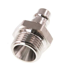 Stainless Steel 316L DN 7.2 (Euro) Air Coupling Plug G 1/2 inch Male