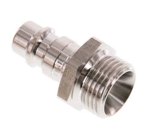 Stainless Steel 316L DN 7.2 (Euro) Air Coupling Plug G 3/8 inch Male