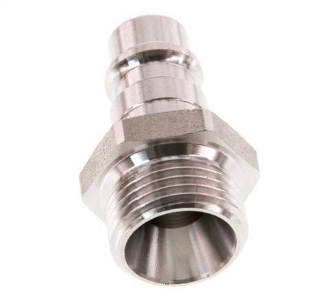 Stainless Steel 316L DN 7.2 (Euro) Air Coupling Plug G 3/8 inch Male
