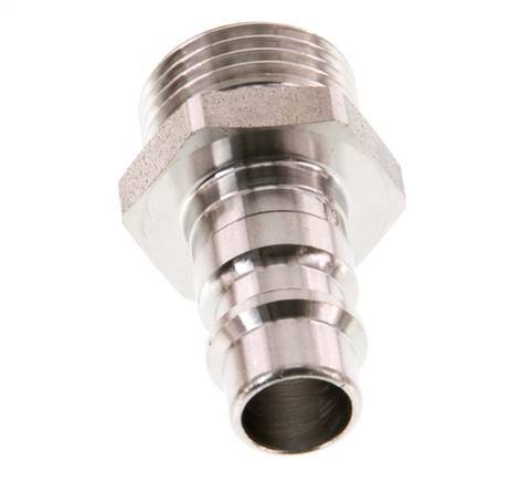 Stainless Steel 316L DN 7.2 (Euro) Air Coupling Plug G 3/8 inch Male