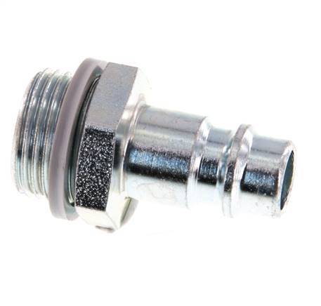 Hardened steel DN 7.2 (Euro) Air Coupling Plug G 3/8 inch Male [2 Pieces]