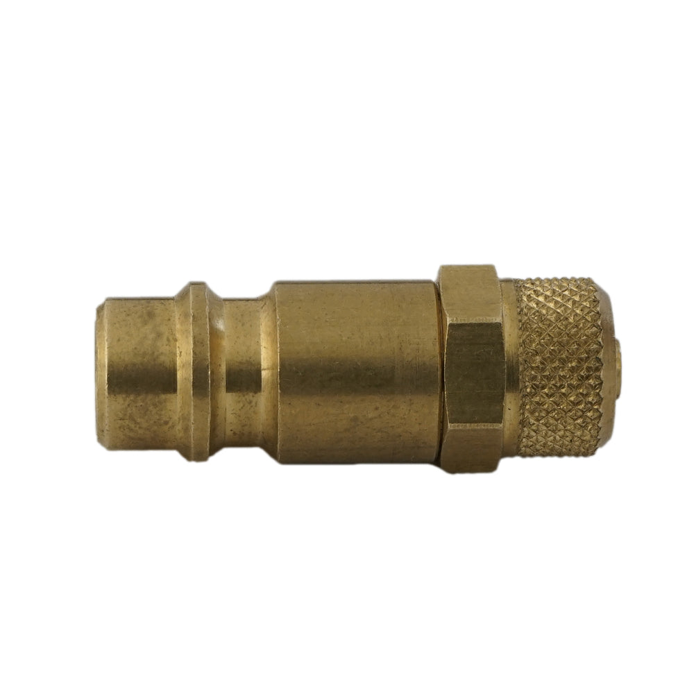 Brass DN 7.2 (Euro) Air Coupling Plug 4x6 mm Union Nut [2 Pieces]