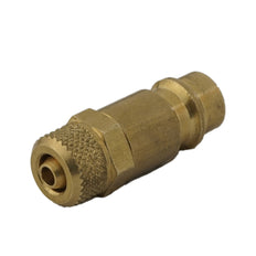 Brass DN 7.2 (Euro) Air Coupling Plug 4x6 mm Union Nut [2 Pieces]
