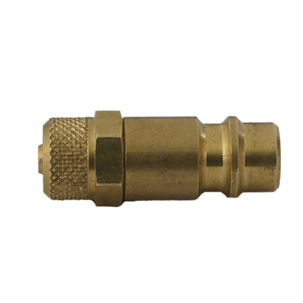Brass DN 7.2 (Euro) Air Coupling Plug 4x6 mm Union Nut [2 Pieces]