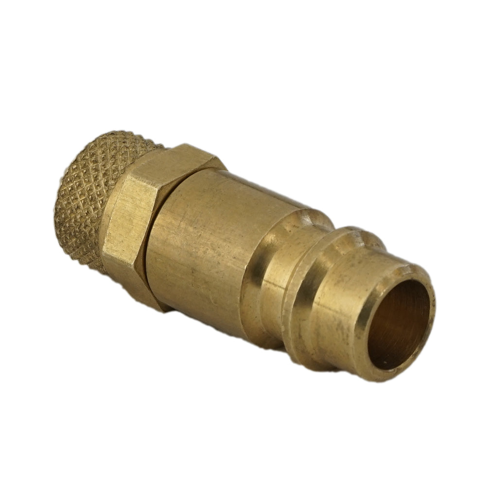 Brass DN 7.2 (Euro) Air Coupling Plug 4x6 mm Union Nut [2 Pieces]
