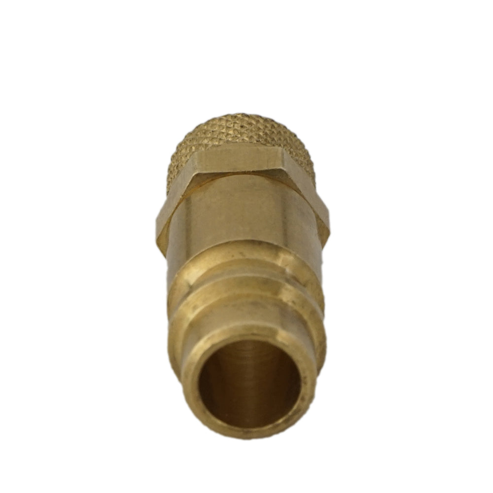 Brass DN 7.2 (Euro) Air Coupling Plug 4x6 mm Union Nut [2 Pieces]
