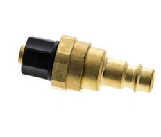 Brass DN 7.2 (Euro) Air Coupling Plug 8x10 mm Union Nut with Check Valve