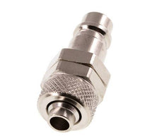 Nickel-plated Brass DN 7.2 (Euro) Air Coupling Plug 8x10 mm Union Nut [2 Pieces]