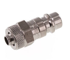 Stainless steel DN 7.2 (Euro) Air Coupling Plug 6x8 mm Union Nut