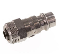 Stainless Steel 316L DN 7.2 (Euro) Air Coupling Plug 6x8 mm Union Nut