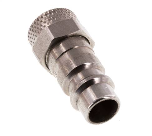 Stainless Steel 316L DN 7.2 (Euro) Air Coupling Plug 6x8 mm Union Nut