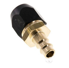 Brass DN 7.2 (Euro) Air Coupling Plug 10x16 mm Union Nut