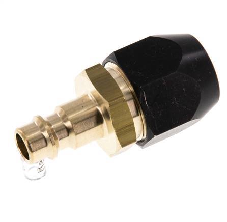 Brass DN 7.2 (Euro) Air Coupling Plug 10x16 mm Union Nut
