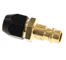 Brass DN 7.2 (Euro) Air Coupling Plug 4x10 mm Union Nut