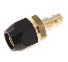 Brass DN 7.2 (Euro) Air Coupling Plug 9x15 mm Union Nut