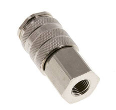 Nickel-plated Brass DN 10 Air Coupling Socket G 1/4 inch Female