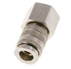 Nickel-plated Brass DN 10 Air Coupling Socket G 3/4 inch Female Double Shut-Off