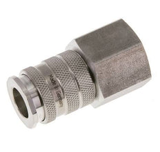 Stainless steel DN 10 Air Coupling Socket G 3/4 inch Female Double Shut-Off