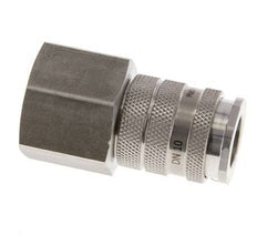 Stainless steel DN 10 Air Coupling Socket G 3/4 inch Female Double Shut-Off
