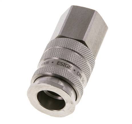 Stainless steel DN 10 Air Coupling Socket G 3/8 inch Female