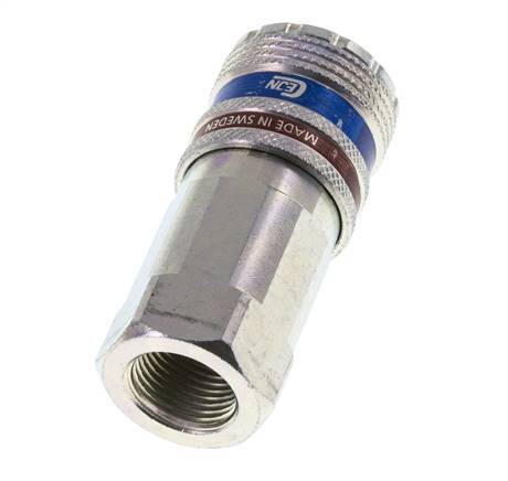 Steel/brass DN 10.4 Safety Air Coupling Socket G 3/8 inch Female