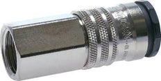 Steel/Nickel-plated brass DN 10 Air Coupling Socket G 3/8 inch Female