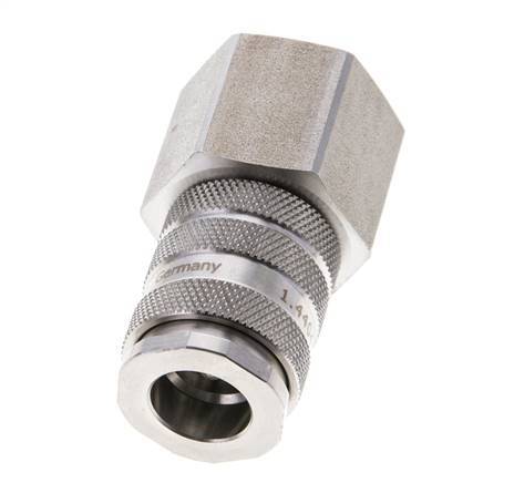 Stainless Steel 316L DN 10 Air Coupling Socket G 3/4 inch Female