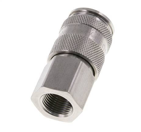 Stainless Steel 316L DN 10 Air Coupling Socket G 3/8 inch Female