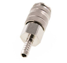 Nickel-plated Brass DN 10 Air Coupling Socket 9 mm Hose Pillar