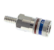 Steel/brass DN 10.4 Safety Air Coupling Socket 10 mm Hose Pillar