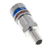 Steel/brass DN 10.4 Safety Air Coupling Socket 13 mm Hose Pillar