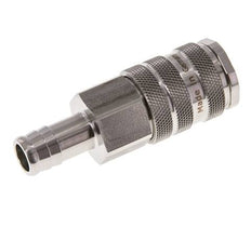 Stainless Steel 316L DN 10 Air Coupling Socket 19 mm Hose Pillar