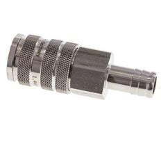 Stainless Steel 316L DN 10 Air Coupling Socket 19 mm Hose Pillar