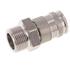 Stainless steel DN 10 Air Coupling Socket G 3/4 inch Male