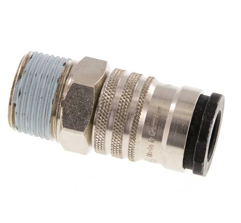 Steel/brass DN 10 Air Coupling Socket R 1/2 inch Male