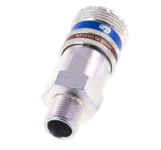 Steel/brass DN 10.4 Safety Air Coupling Socket R 3/8 inch Male