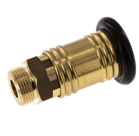 Brass DN 12 Air Coupling Socket G 1/2 inch Male