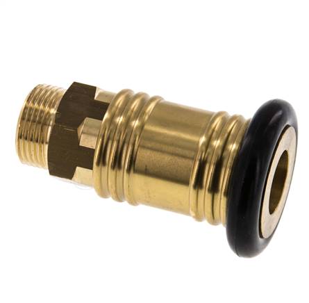Brass DN 12 Air Coupling Socket G 3/4 inch Male