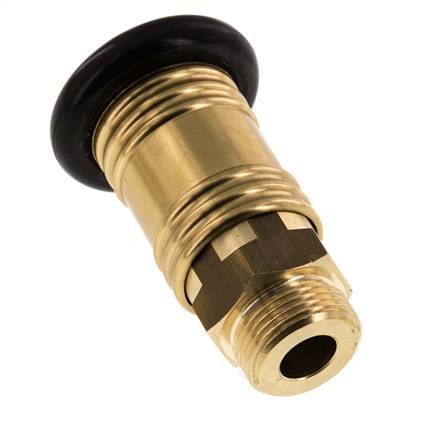 Brass DN 12 Air Coupling Socket G 3/4 inch Male