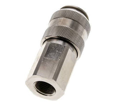 Nickel-plated Brass DN 15 Air Coupling Socket G 1/2 inch Female Double Shut-Off