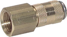 Brass DN 2.7 (Micro) Air Coupling Socket M5 Female